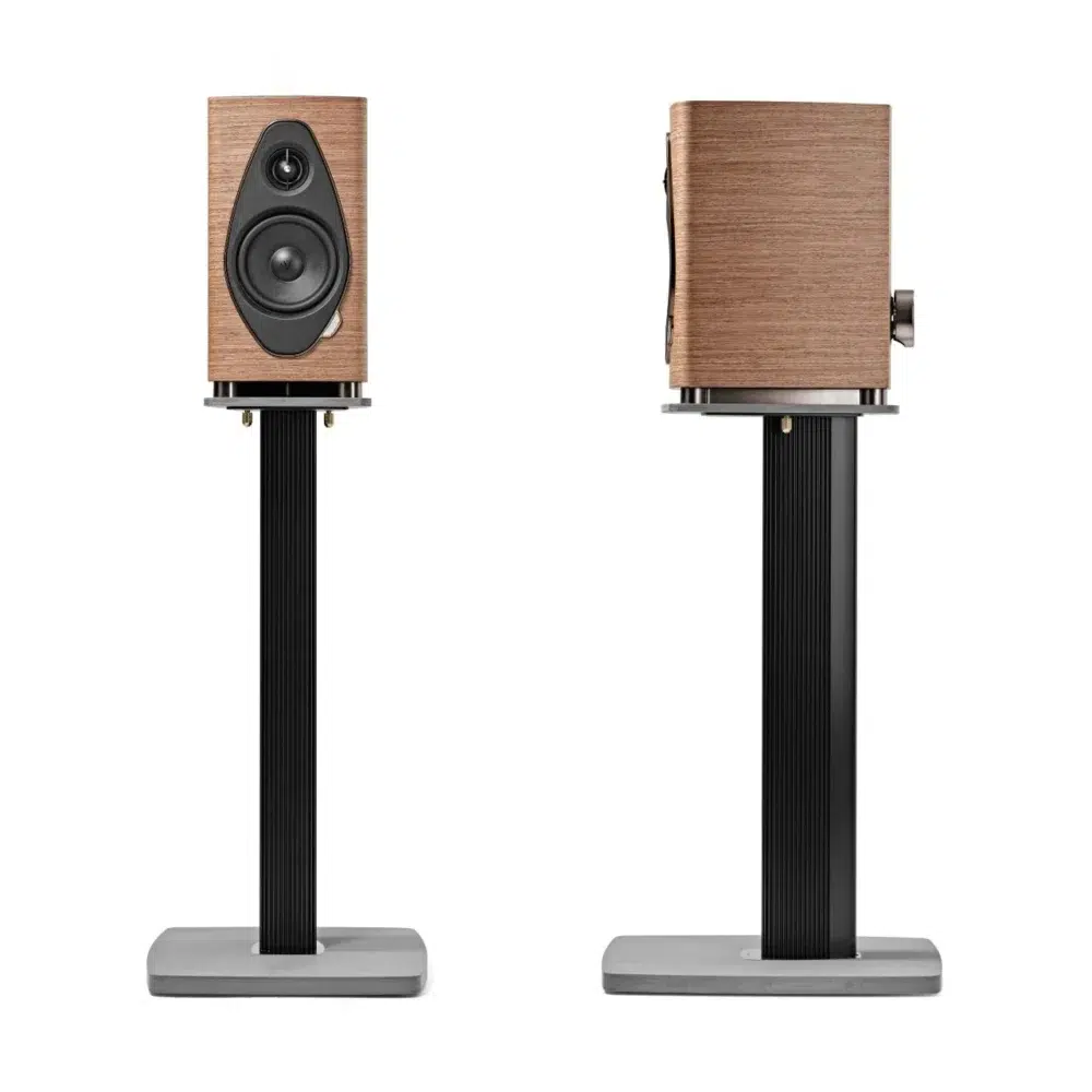Sonus Faber Sonetto Bookshelf Stands at Len Wallis Audio’s Lane Cove showroom