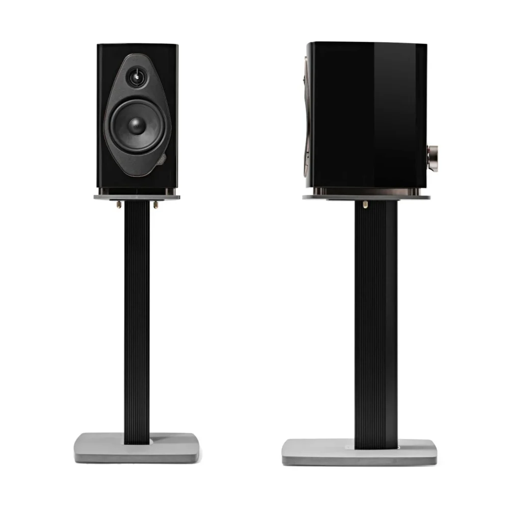 Sonus Faber Sonetto Bookshelf Stands at Len Wallis Audio’s Lane Cove showroom