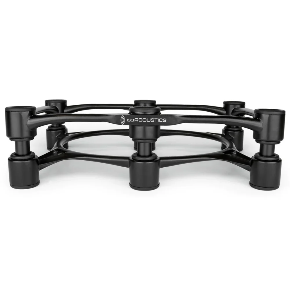 IsoAcoustics Aperta Speaker Isolation Stands at Len Wallis Audio in Lane Cove