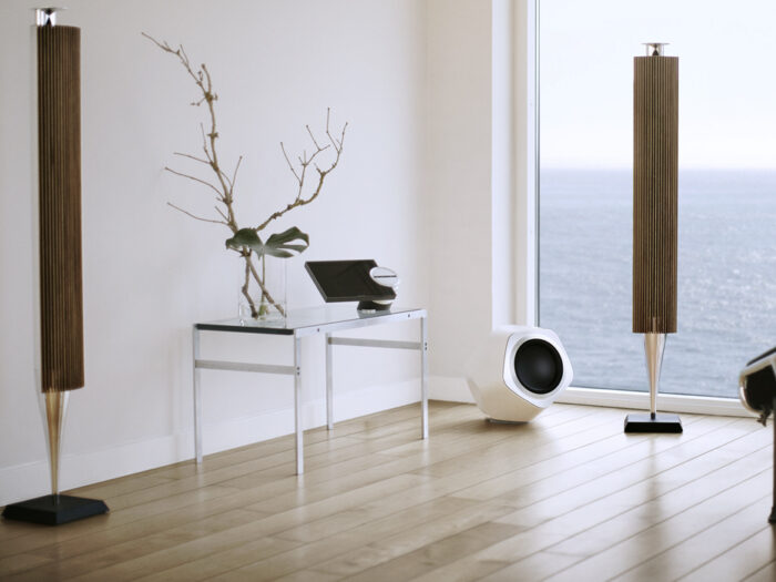 BeoLab 18 Wireless Speakers Lifestyle at Len Wallis Audio in Lane Cove