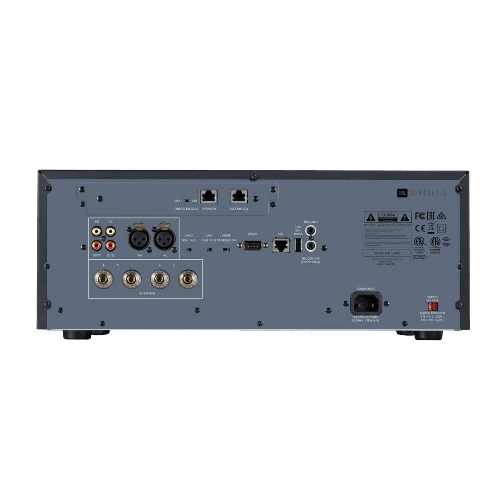 JBL Synthesis SDA-2200 2-Channel Power Amplifier at Len Wallis Audio