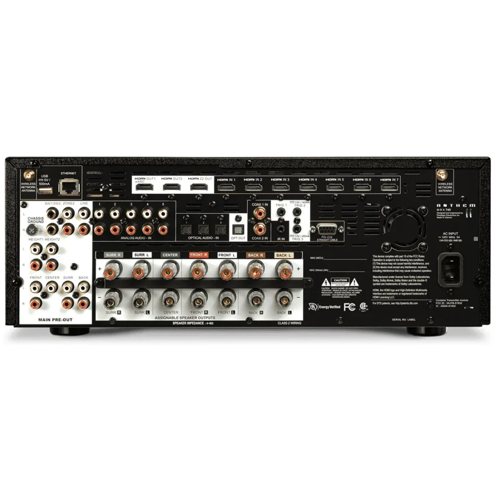 Anthem MRX 740 8K AV Receiver at Len Wallis Audio