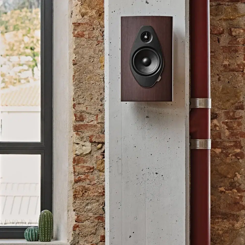 Sonus Faber Sonetto Wall G On Wall Speaker Wenge IN USE