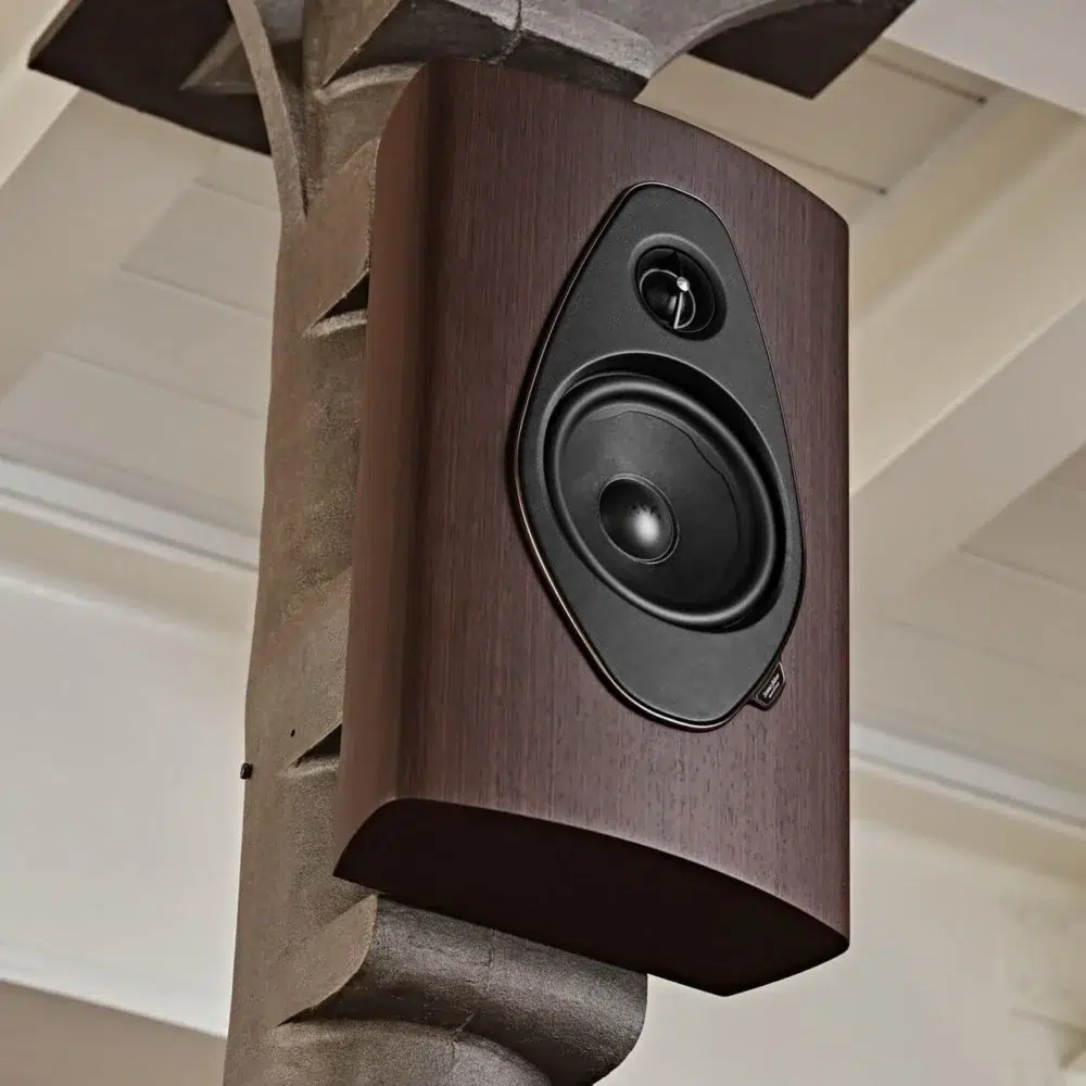 Sonus Faber Sonetto Wall G On Wall Speaker Wenge IN USE