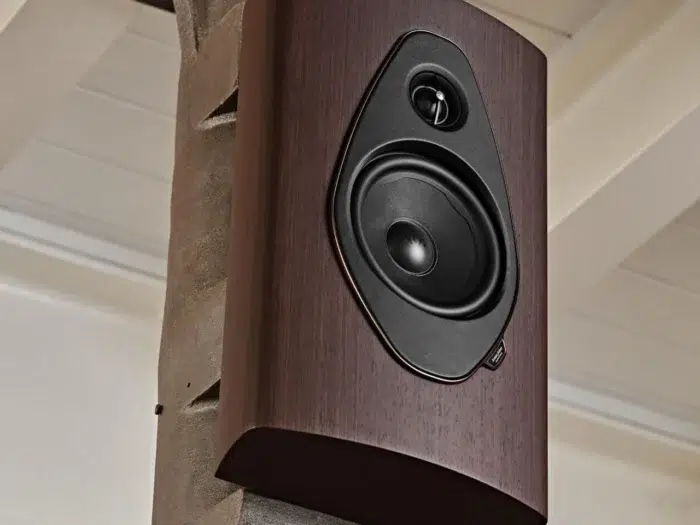 Sonus Faber Sonetto Wall G On Wall Speaker Wenge IN USE