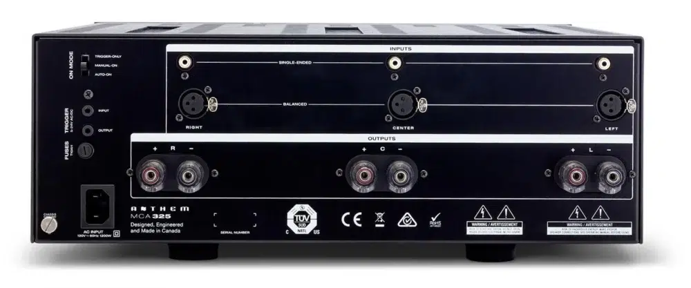 Anthem MCA 525 G2 Power Amplifier at Len Wallis Audio