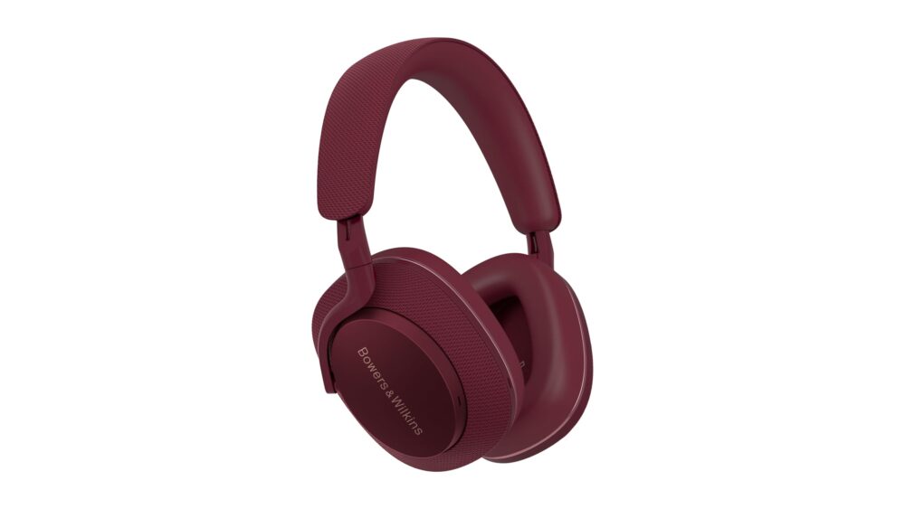 Ruby Red Bowers and Wilkins Px7 S2e Noise-Cancelling Headphones at Len Wallis Audio in Lane Cove