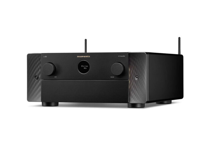 A picture of the front of a Marantz AV10 15.4 Channel Pre-Amplifier