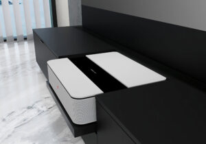 VividStorm Motorised Laser TV Cabinet at Len Wallis Audio in Lane Cove