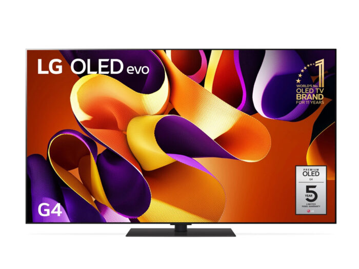 A picture of LG OLED evo G K Smart TV from the front