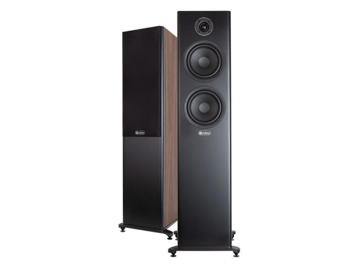 A picture of a pair of Richter Wizard S6plus floorstanding speakers