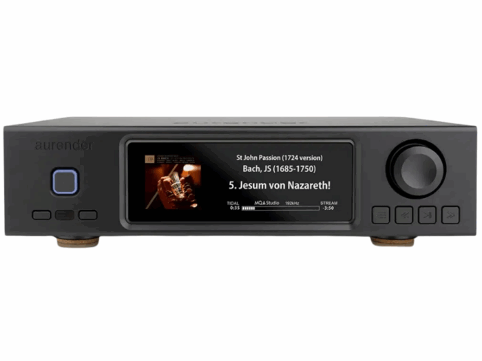 Aurender A1000 High Performance Analog Output Network Player at Len Wallis Audio.