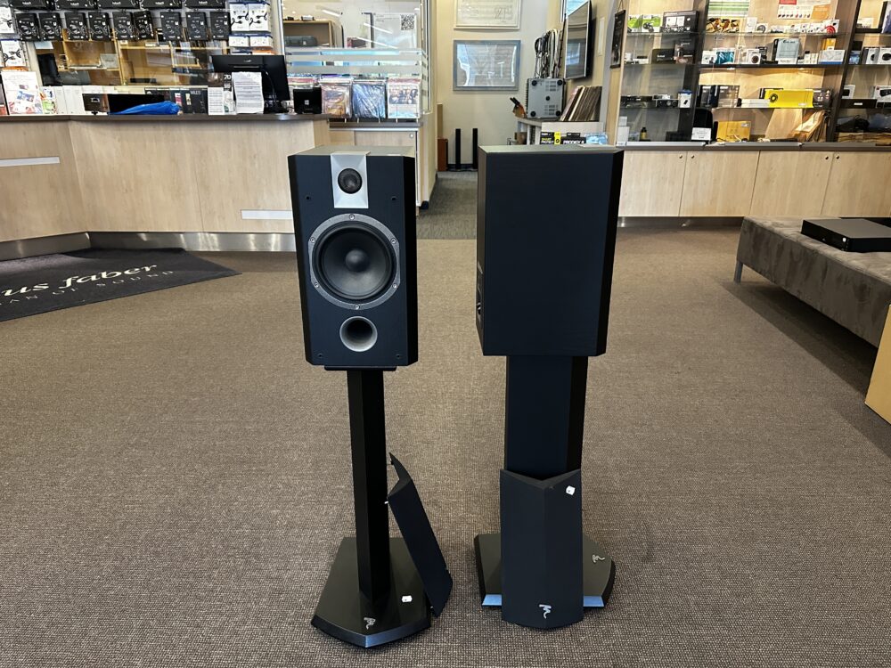 FOCAL V Bookshelf Speakers with SV Stands [] $