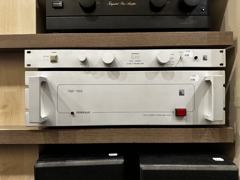 PERREAUX SA Pre Amplifier with PMF Power Amplifier [] $