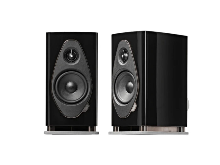 Sonetto G bookshelf speakers piano black