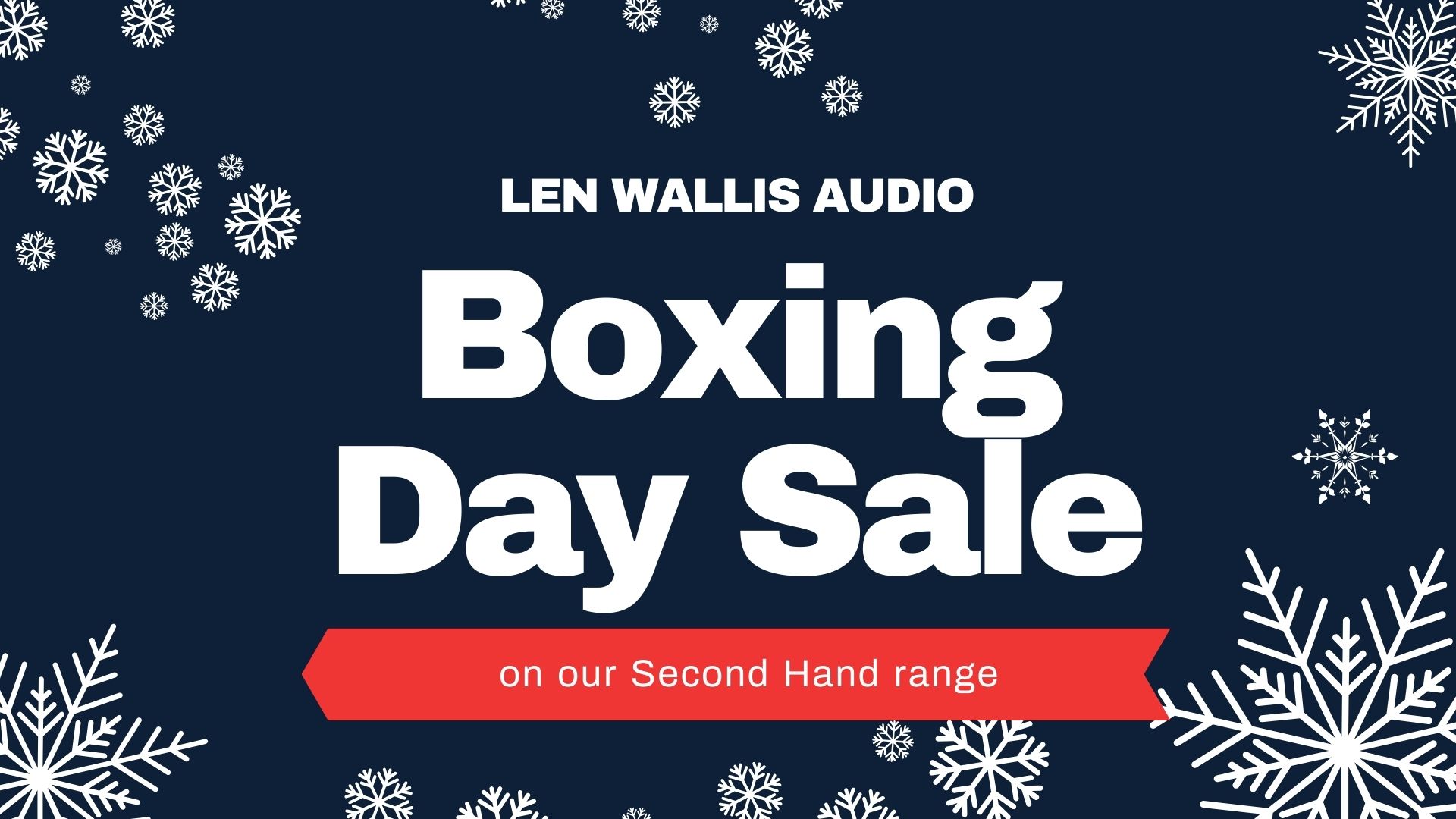 White Christmas Boxing Day Sale Instagram Post