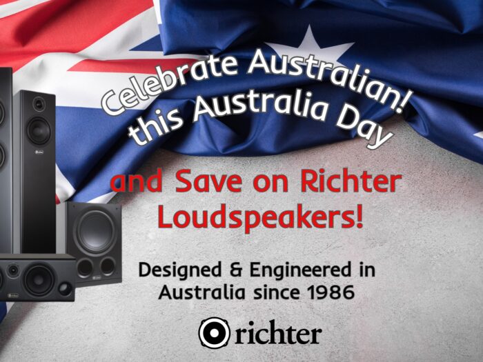 Celebrate Australian and Save on Richter Loudspeakers