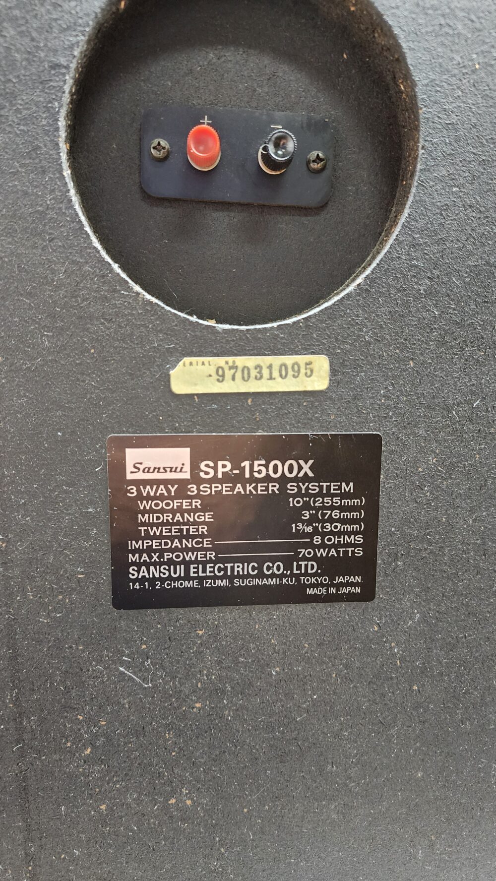 Sansui SP X Speaker d