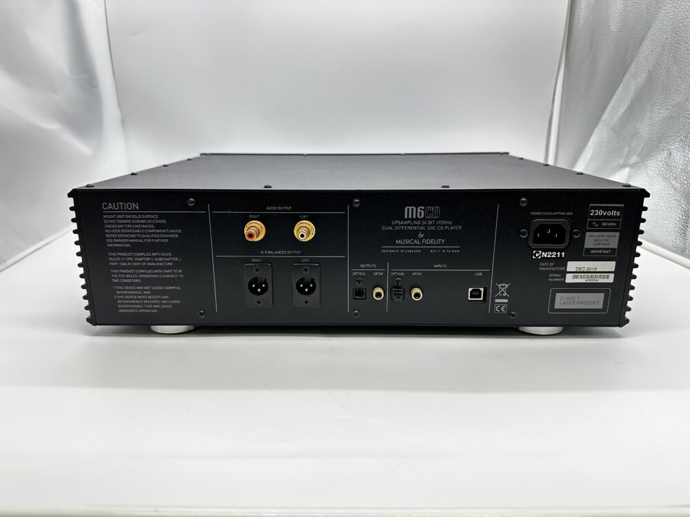 Musical Fidelity MCD Bit Khz CD Player [] $