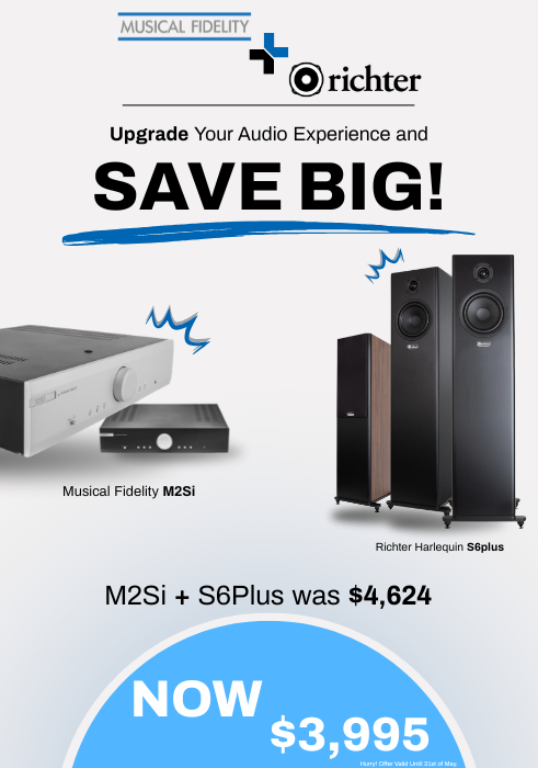 Upgrade your Audio Experience with Musical Fidelity and Richter at Len Wallis Audio in Lane Cove