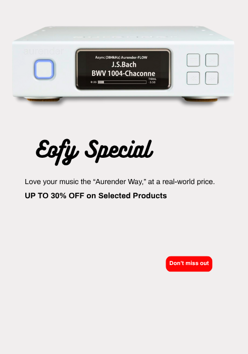 Aurender Eofy Special at Len Wallis Audio in Lane Cove