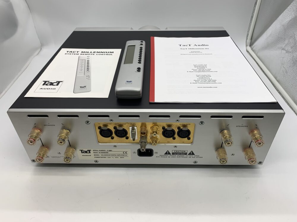 TacT Audio Millennium Digital Amplifier M1 at Len Wallis Audio in Lane Cove