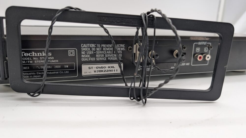 Discover the pre-owned Technics ST-G450 AM/FM Stereo Tuner at Len Wallis Audio in Lane cove