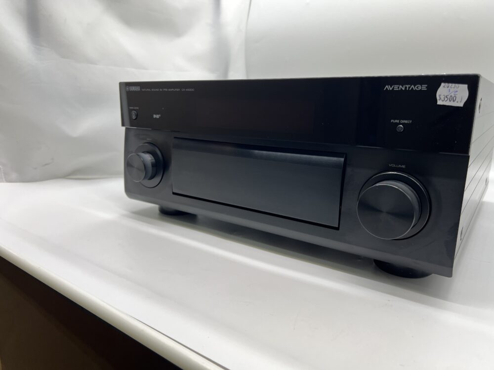 Pre-Owned Yamaha Aventage CX-A5200 AV Pre-Amplifier and MX-A5200 Power Amplifier Bundle at Len Wallis Audio in Lane Cove
