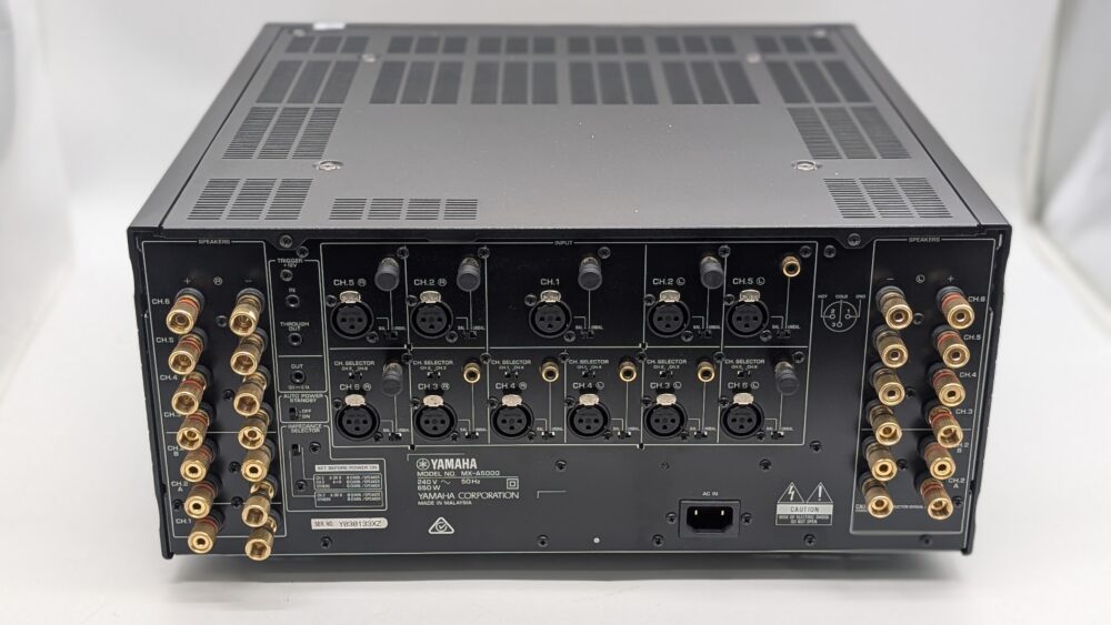 Pre-Owned Yamaha Aventage CX-A5200 AV Pre-Amplifier and MX-A5200 Power Amplifier Bundle at Len Wallis Audio in Lane Cove