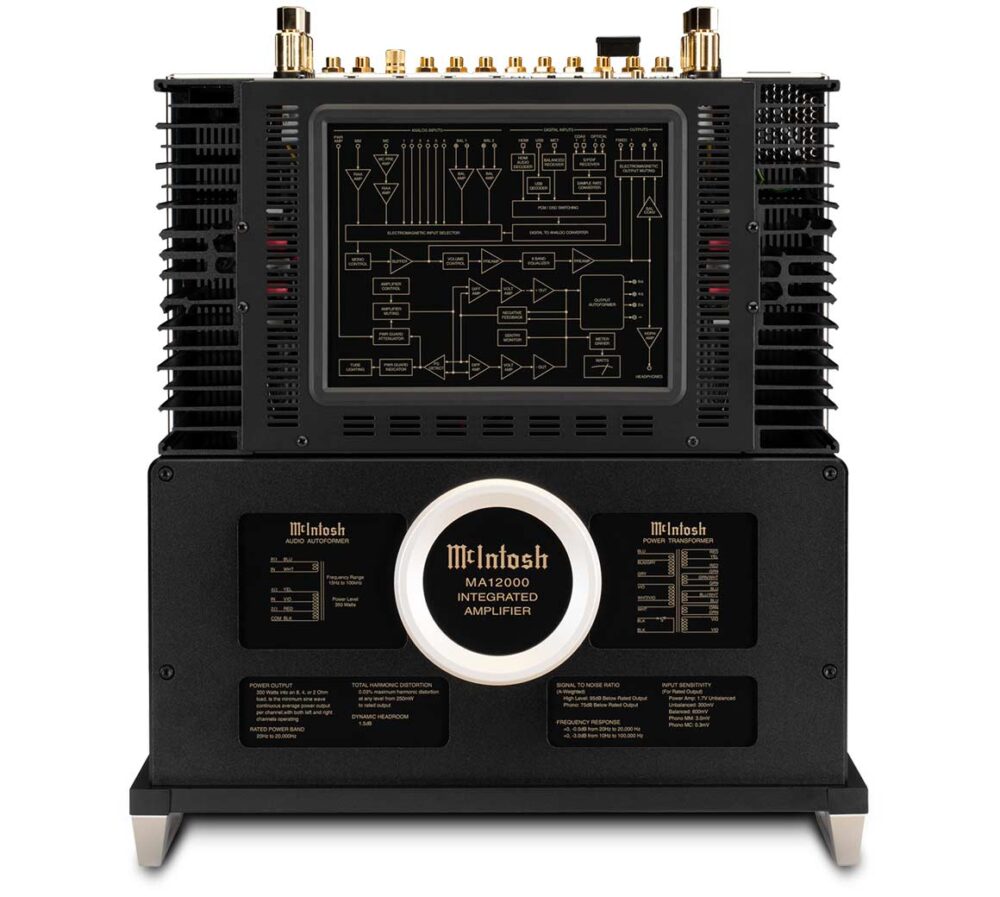 McIntosh MA12000 2-Channel Hybrid Integrated Amplifier at Len Wallis Audio in Lane Cove