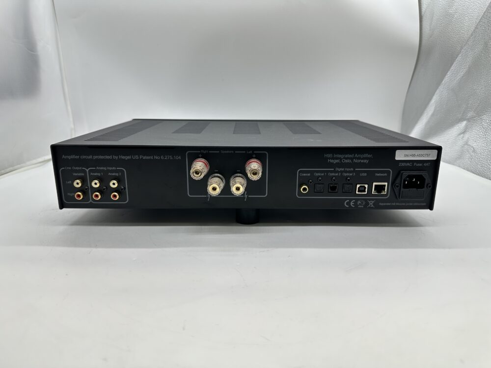 Hegel H95 Integrated Amplifier at Len Wallis Audio