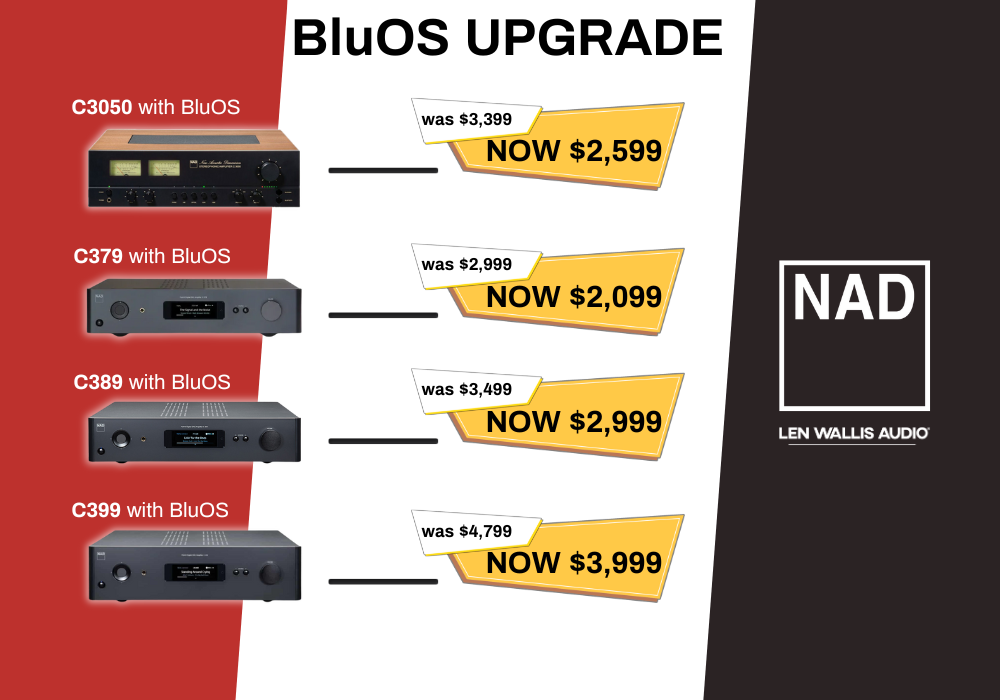 NAD Instant BLUOS Upgrade EOFY Campaign at Len Wallis Audio in Lane Cove