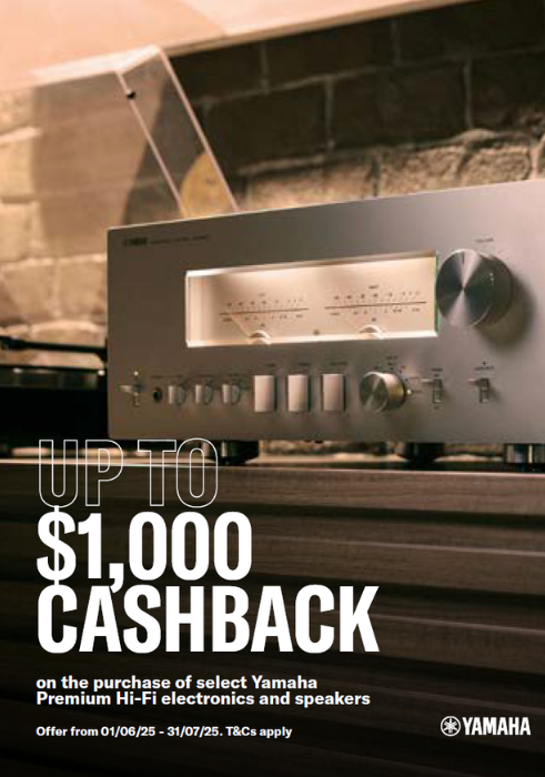 Yamaha Aventage Cashback at Len Wallis Audio in Lane Cove