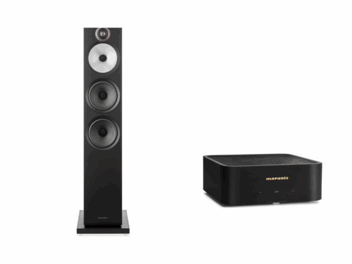 Bowers and Wilkins 603 S3 Floorstanding Speakers Plus Marantz M1 | Black