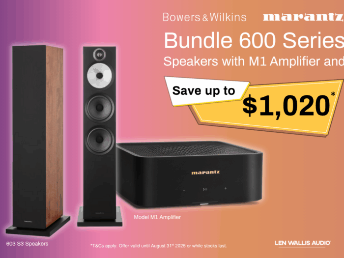 Bowers and Wilkins with Marantz Perfect Hi-Fi Pairing