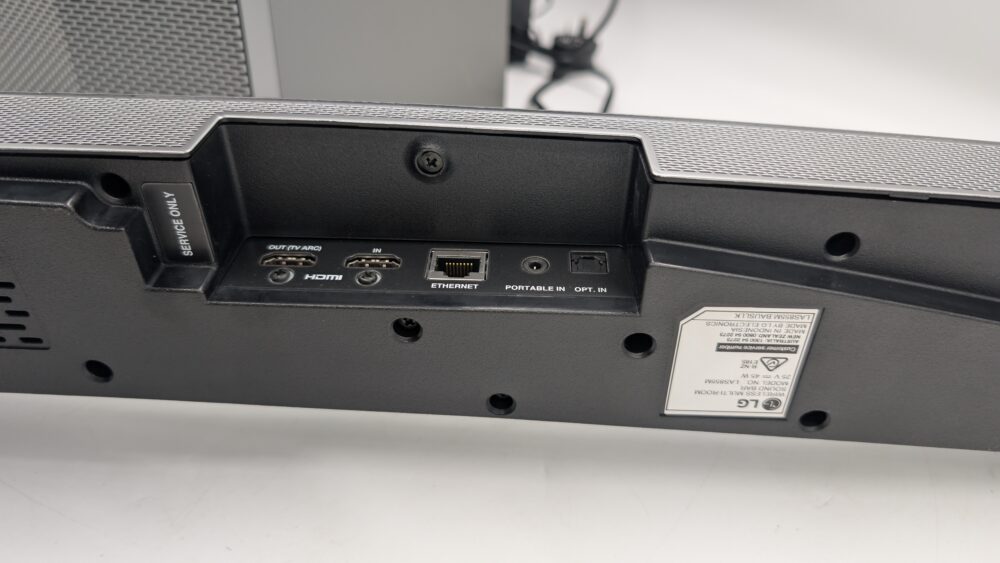 LG LAS855M Wireless Multi-Room Soundbar at Len Wallis Audio