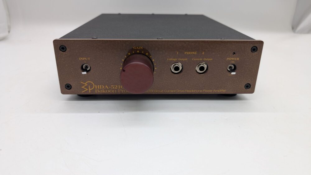 Bakoon Products HDA-5210 MK1 headphone amp at Len Wallis Audio’s Lane Cove showroom