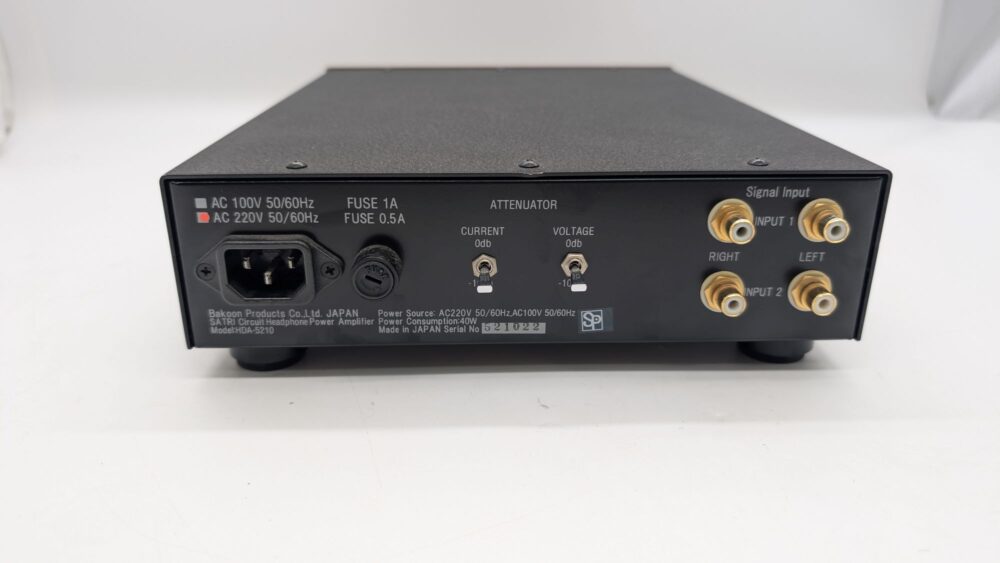 Bakoon Products HDA-5210 MK1 headphone amp at Len Wallis Audio’s Lane Cove showroom