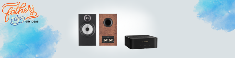 Father's Day Gift IDEAS Bowers and Wilkins S Bookshelf Speakers Plus Marantz M