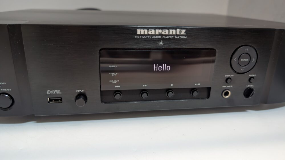 Marantz NA7004 Network Audio Player at Len Wallis Audio