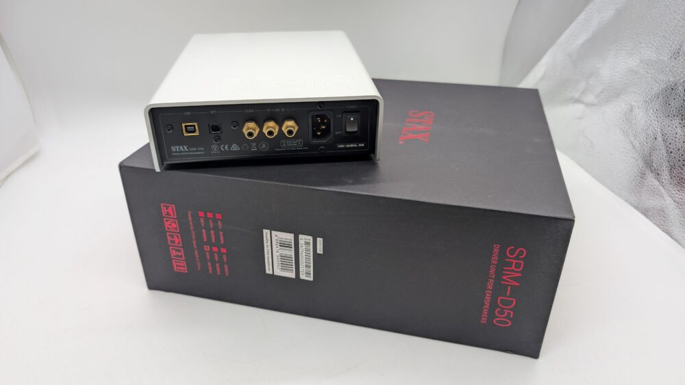 Stax SRM-D50 Pre-Owned Electrostatic Headphone Amplifier at Len Wallis Audio