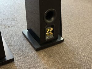 Bowers and Wilkins CM8 Floorstanding Speakers at Len Wallis Audio’s Lane Cove showroom