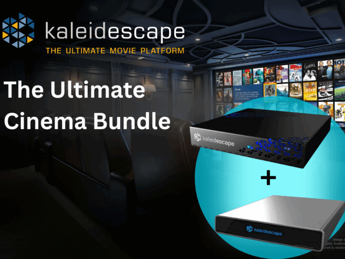 Kaleidescape Strato E with Terra Prime 12TB Cinema Bundle at Len Wallis Audio in Lane Cove