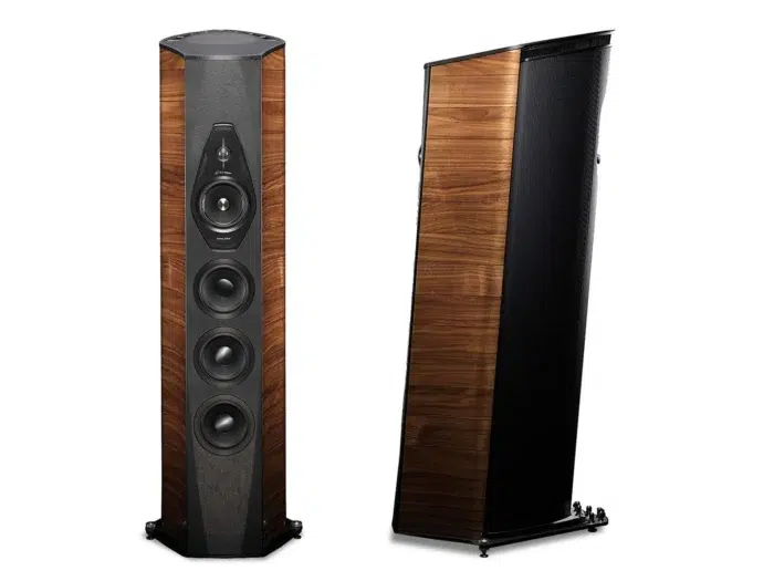 Sonus Faber Lilium Floorstanding Speakers at Len Wallis Audio’s Lane Cove showroom