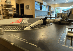 Technics SL-1210 MK2 Turntable at Len Wallis Audio’s Lane Cove showroom